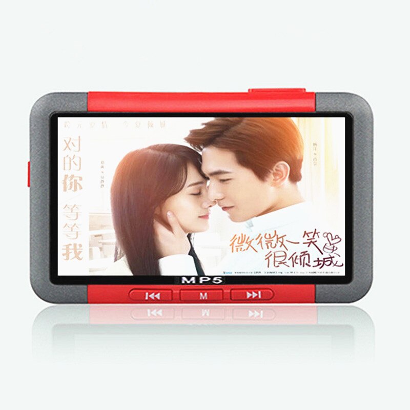 Portable 8gb/16gb Mp5 Music Player with Lcd Screen Fm Radio Video Movie Can Be Card Built-in Speaker