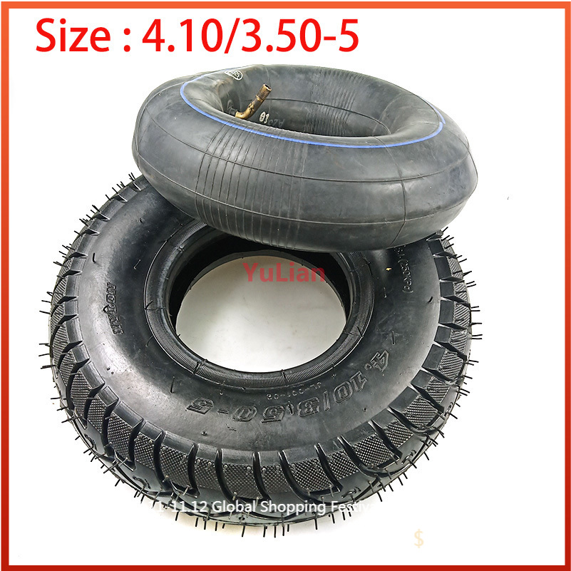 Neumático de carro para Andador de ancianos, ruedas de tres vías, tubo interior, 4,10/3,50-5, 3,50
