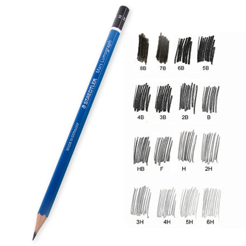 Staedtler pencils model 100 animation engineering drawing mechanical pencil students writing stationery 12pcs/lot