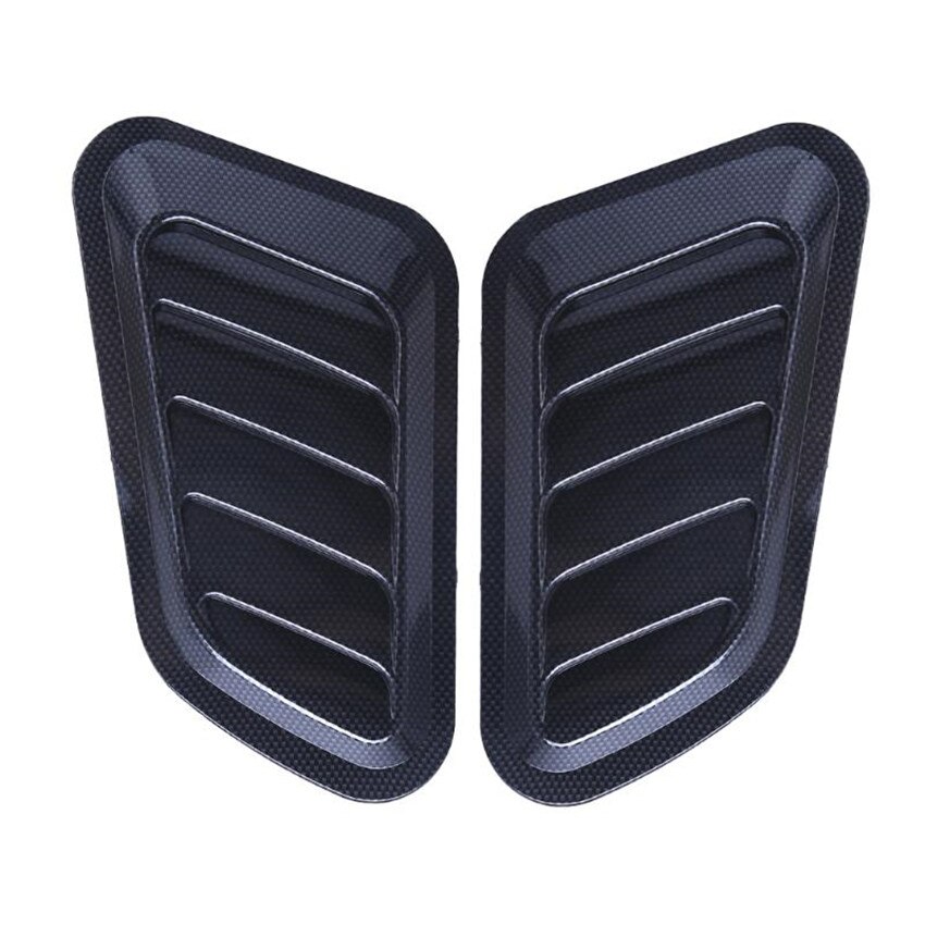 1 par coche decorativo cuchara de entrada de flujo de aire Turbo Bonnet cubierta de ventilación Hood Fender: Lavanda