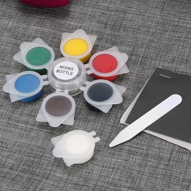 1 Set Auto Seat Sofa Jassen Holes Scratch Scheuren Rips 7 Potten Van Inter-MixableRepair Kit Reparatie Tools vloeibare Huid Leer