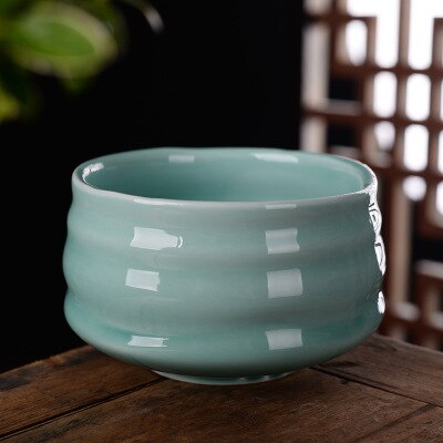 Tasse à thé glaçure grand Volume, bol à thé vert japonais en céramique, cérémonie japonaise Chawan, , accessoires: I