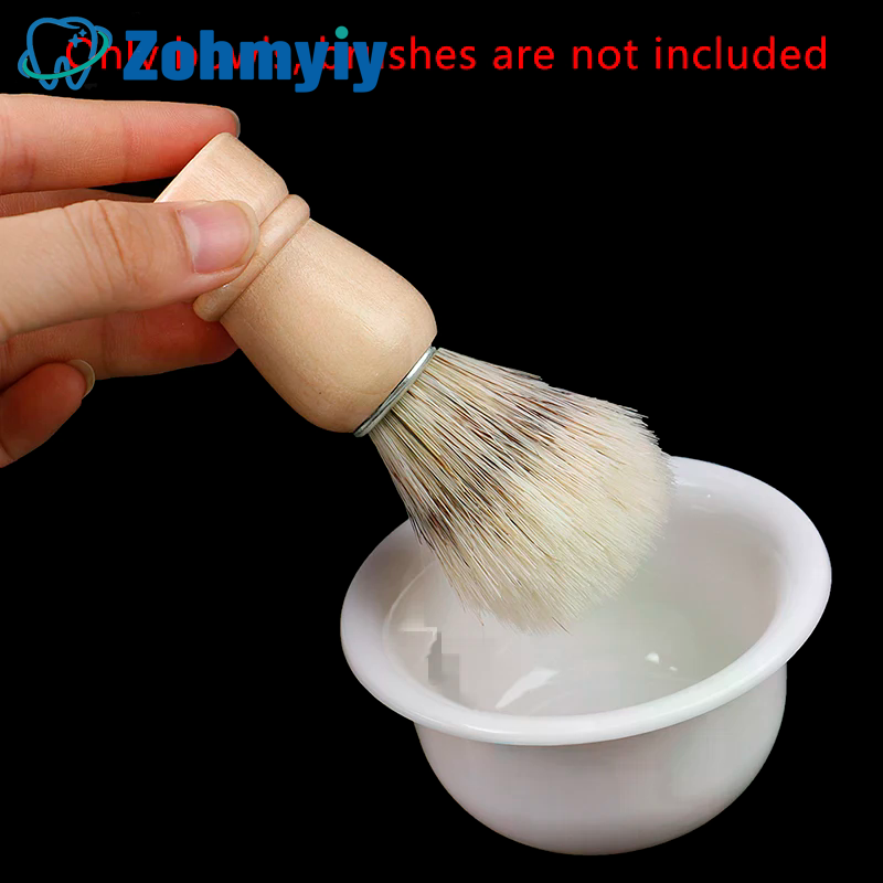 Aparato de afeitado masculino, tazón de cepillo de afeitar para peluquero, tazón de afeitar para hombre, taza de jabón, soporte para herramientas de limpieza facial