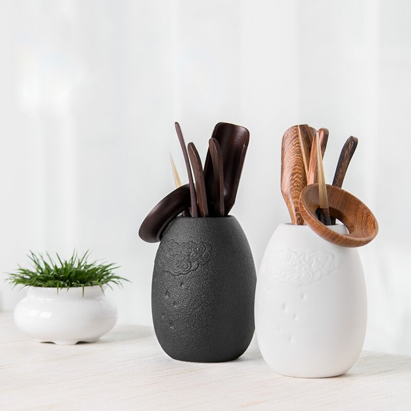 Conjunto da cerâmica da cerâmica do chá tangpin acessórios do chá do café utensílios de chá