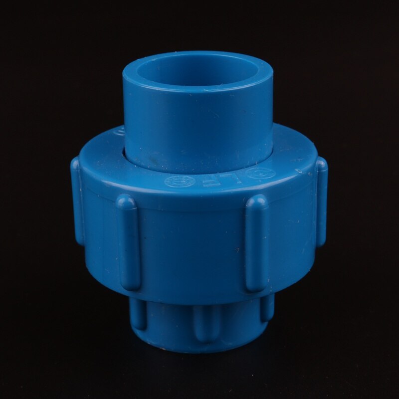Inner Diameter 40Mm Union Connector Plastic Water Supply Pipe Fittings Water Pipe PVC Joints Easy Install Detachable: blue