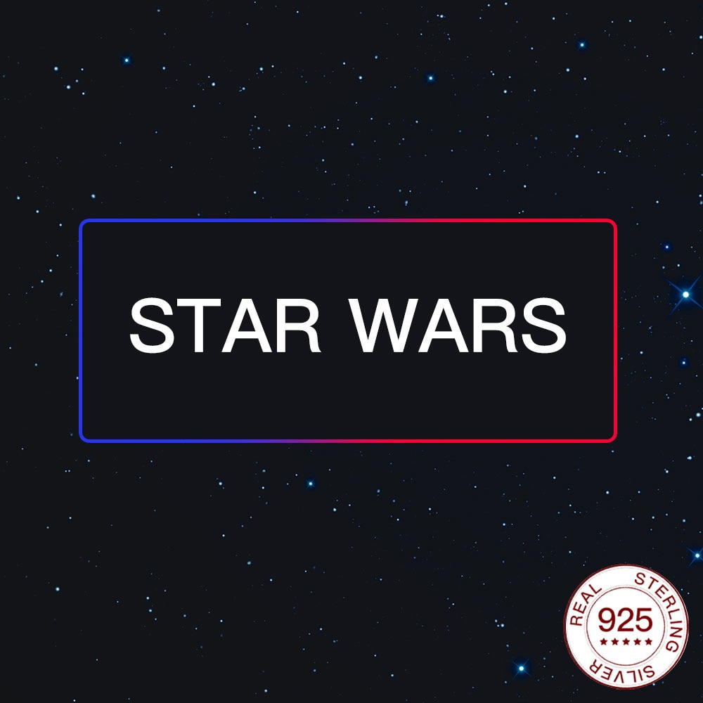 925 Sterling silber Gepanzerten krieger charme Interstellare krieg serie Schmuck Geeignet für Frauen Zu Tragen