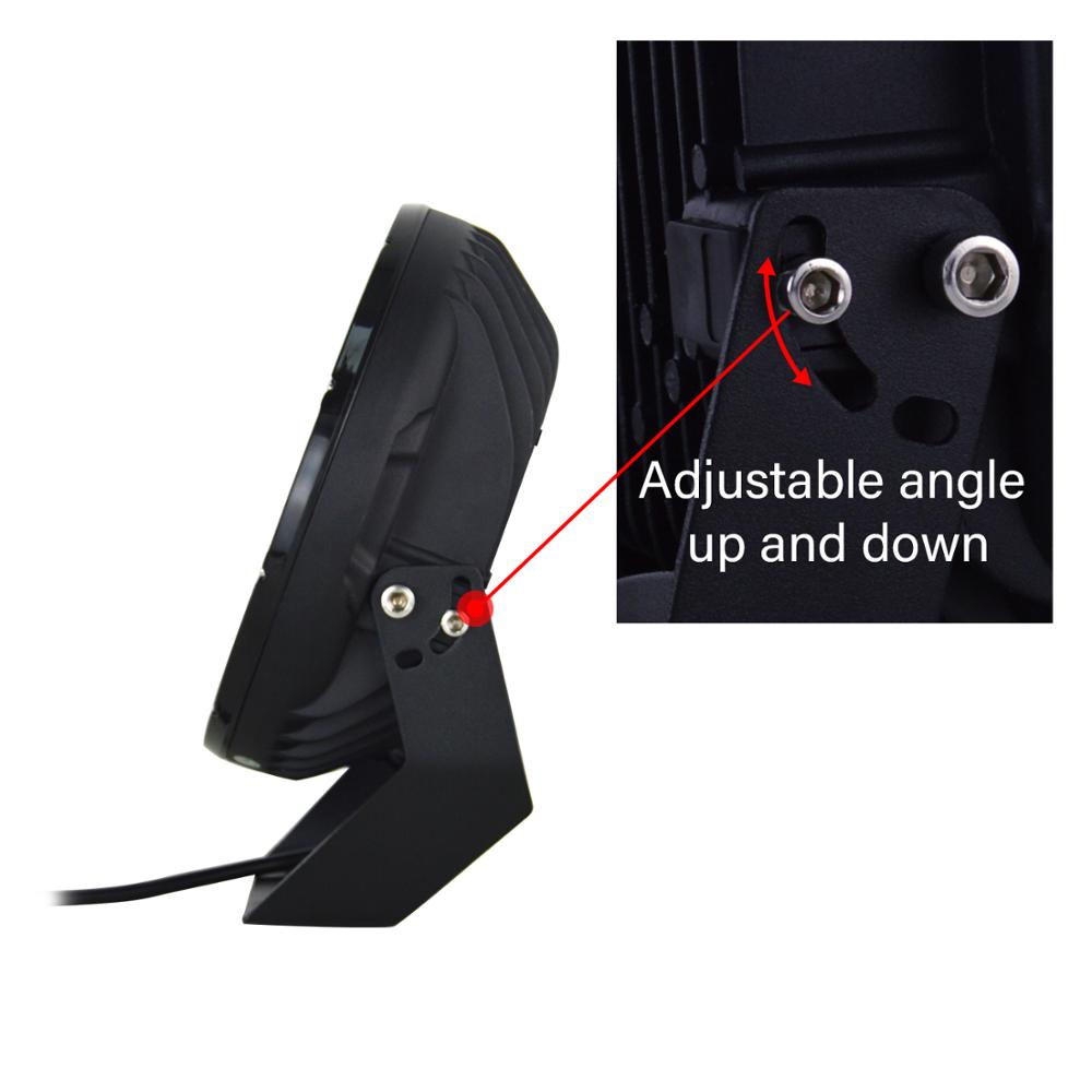 Faros delanteros redondos para coche, focos de 9 pulgadas para camioneta todoterreno, luz LED antiniebla, para Ford JK Jeep Wrangler Chevy 4runner 4x4, 1 Uds.