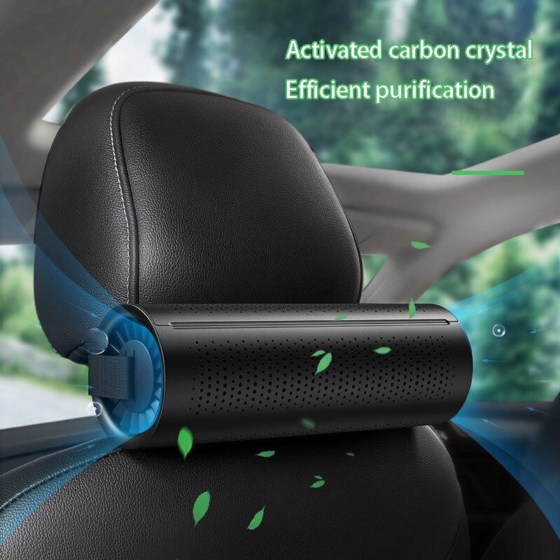 Baseus Auto Luchtreiniger Ionisator Negatieve Ionen Lucht Freshe Activated Carbon Crystal Zuiverende Auto Air Cleaner Luchtverfrisser