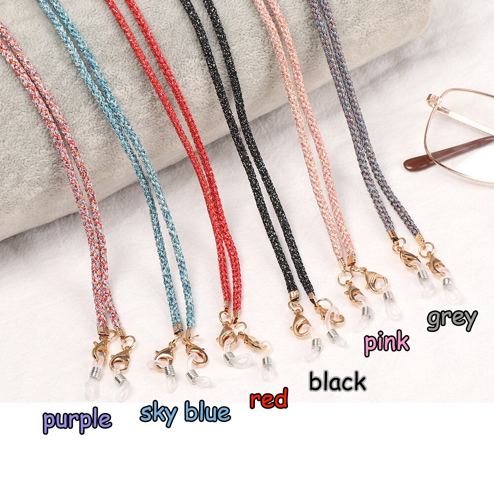 1 stuk masker houder riem anti-verloren bril ketting leesbril ketting lanyard unisex zonnebril touw clip vast brilmontuur