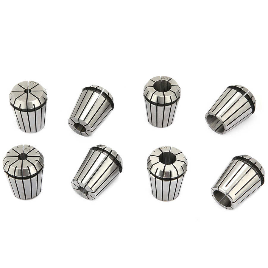 Spring Collet Chuck 8PCS Craftsman Manganese Steel ER32 Gripping for CNC Engraving Machine or Milling Lathe Tool