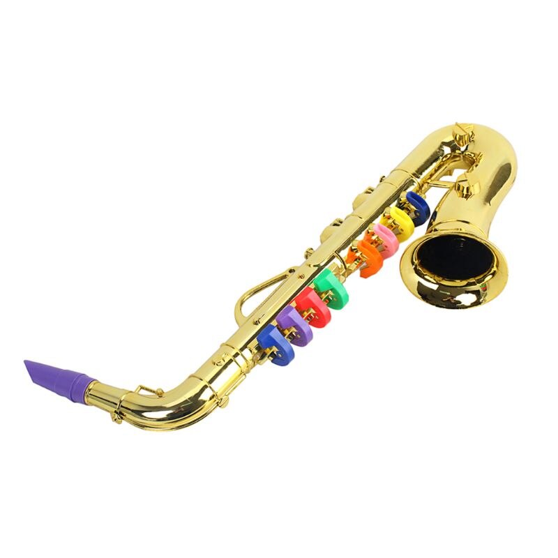 Simulatie 8 Tones Saxofoon Trompet Kinderen Muziekinstrumenten Vroege Educatief Speelgoed Party Decor Props