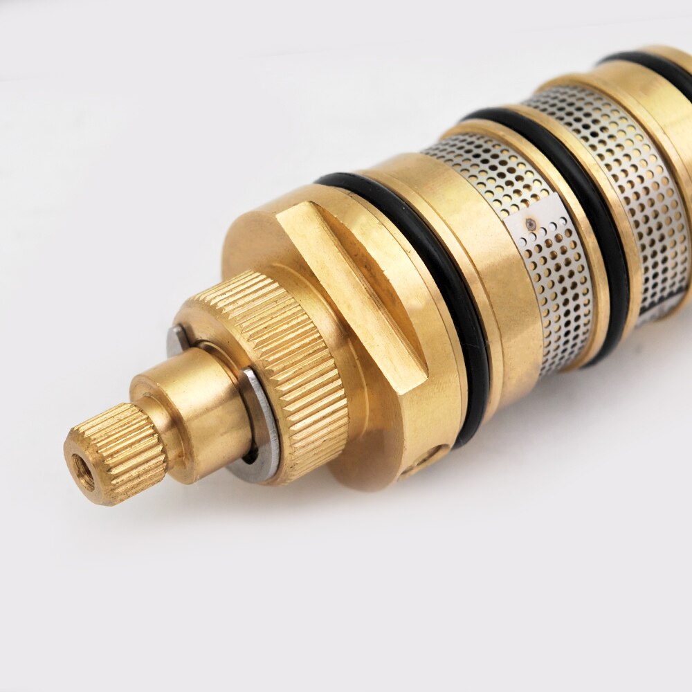 Messing Thermostatische Spool Koperen Kraan Cartridge Bad Mengkraan Douche Mengkraan Pas De Mixing Watertemperatuur
