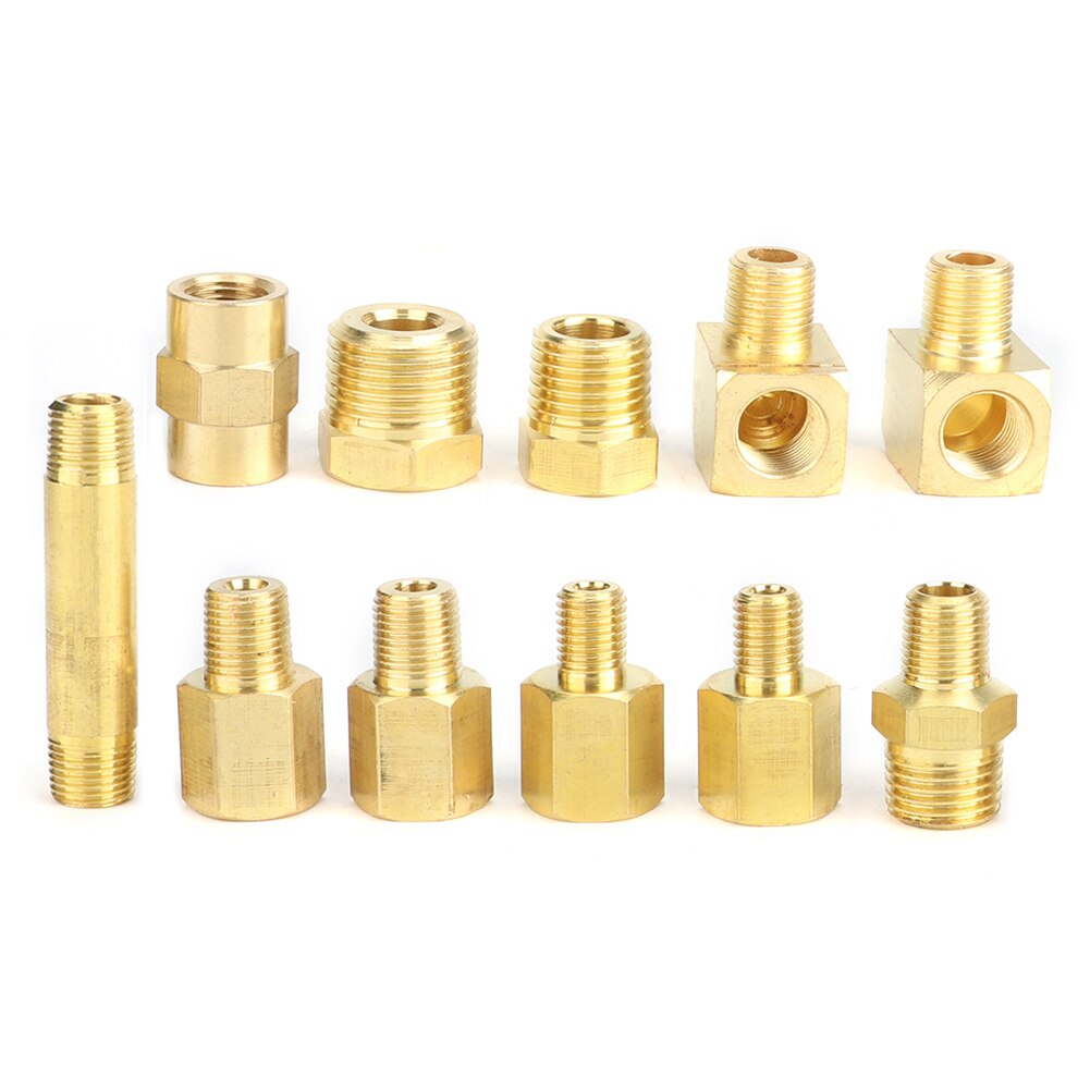 13Pcs Universal Car Oil Pressure Guage System Engine Compression Tester Tool fuel pressure gauge engine oil pressure gauge