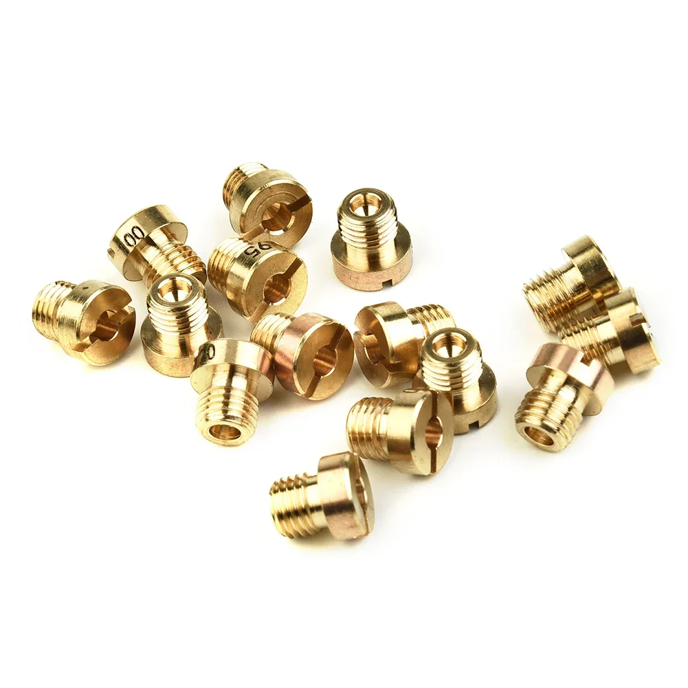 M6 Jets Nozzle 15 Pcs Carburetors Different Main Nozzles Jet M6 Set For 12mm-17.5mm Dellorto Main: Default Title