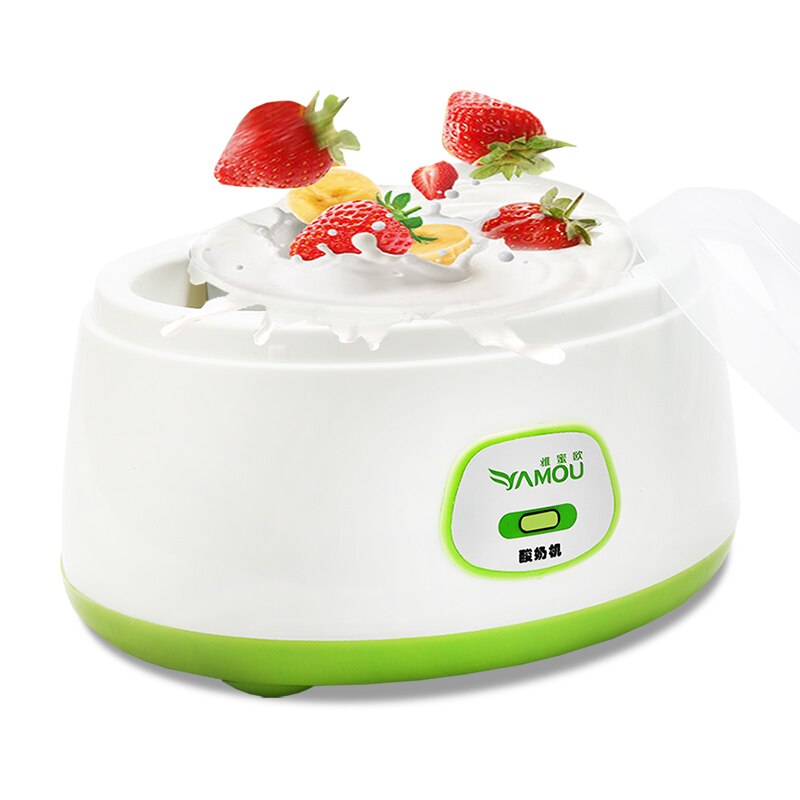 Dessert værktøj yoghurt maskine husholdning fuldautomatisk rustfrit stål tank natto yoghurt ris vinpresse