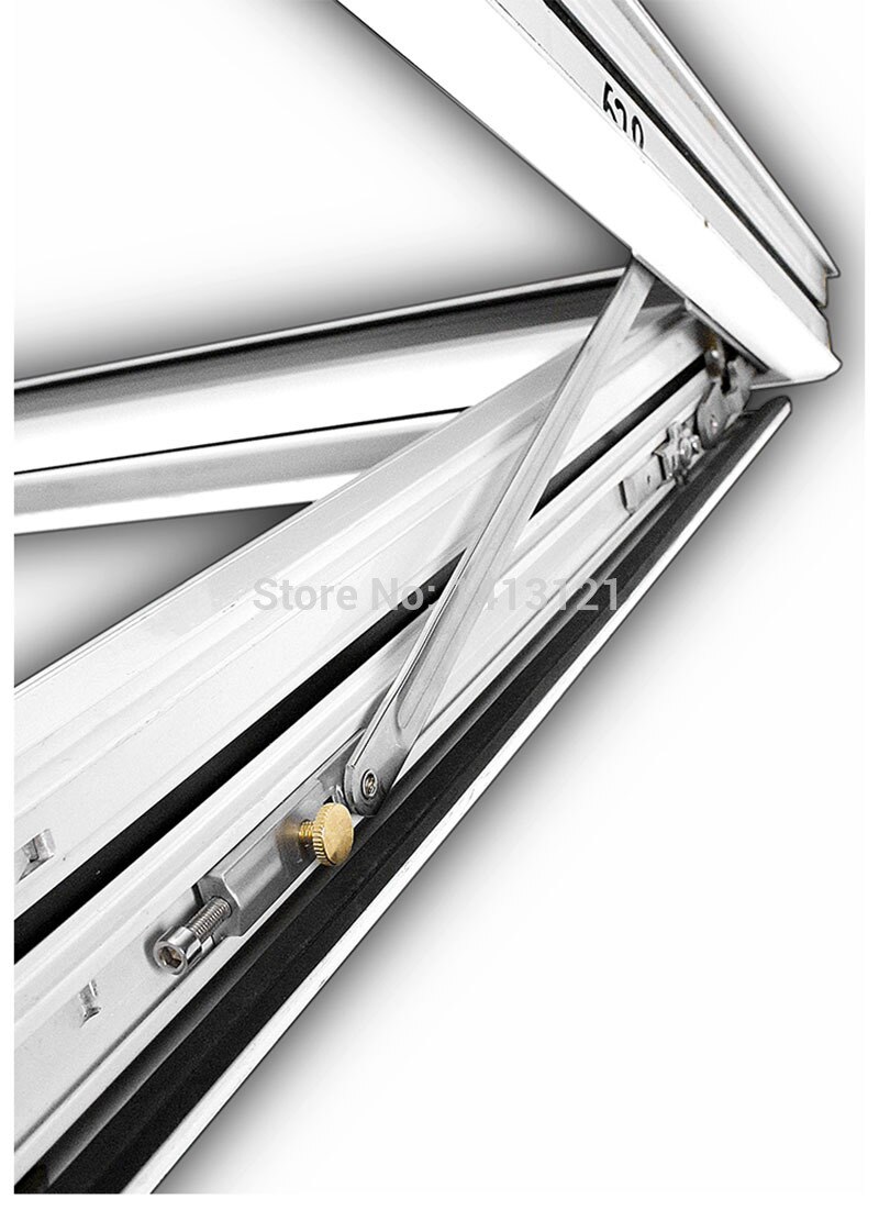 En stil rustfrit stål vindbøjle vindue lokalisere støtte vindtæt aluminiumslegering skydevindue plejlstang hardware del