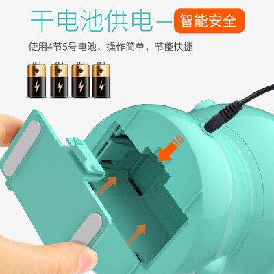 Electric Pencil Sharpener Small Dual-Hole Best USB or Battery Operated for No.2 and Colored Pencils