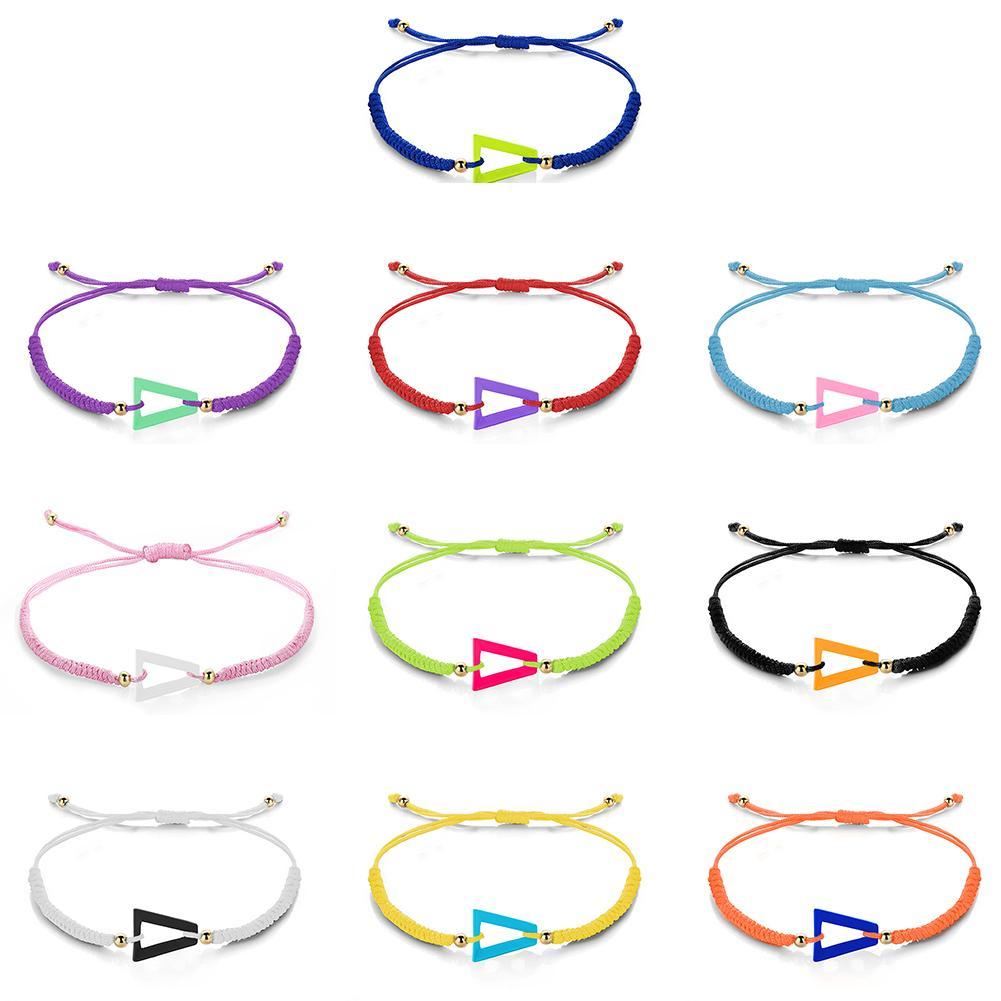 Einstellbar Neon- Regenbogen Dreieck Armbinde Für Frauen Männer Trend Chlidren der Armbinde Schmuck Geburtstag