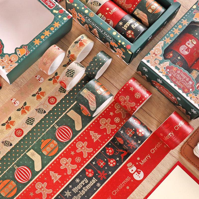 Christmas Washi Tape Christmas Wrapping Tape Bohemian Washi Tape Colorful Washi Tape Pack Christmas Washi Tapes For Or
