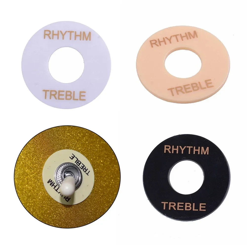 Ritme/Treble Keuzeschakelaar Ring Voor Gibson Les Paul Gitaar Drie-speed Schakelaar Guard Plaat Pad Ring Selector kleuren