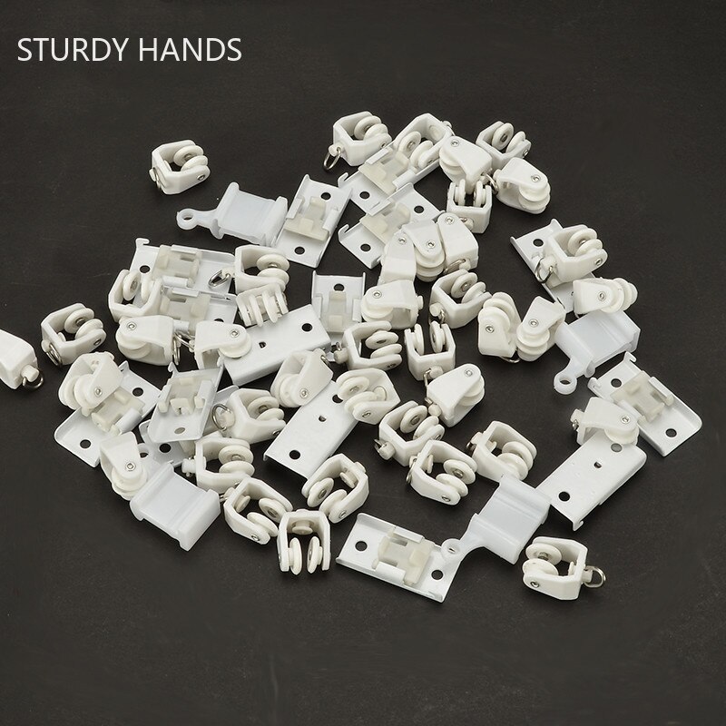 Flexible assembly of ceiling curtain rail straight sliding window balcony decoration curtain upper accessories/side frames