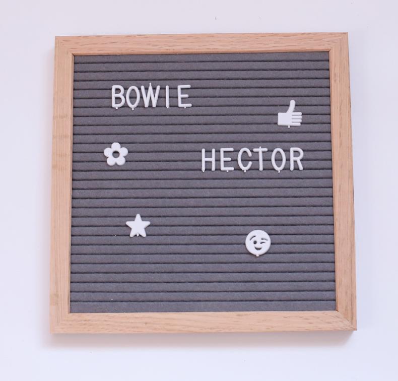 Changeable Felt Letter Board Menu Message Bulletin Board Grey Pink white Letter Baby Shower Sign Wedding Party Sign: Grey