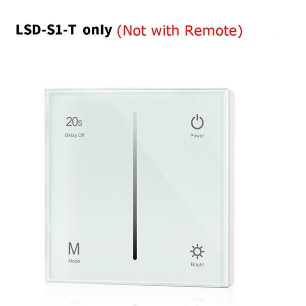 2,4g T21/T22/T24/T25 4 Zone Clever berühren Tafel fernbedienung LED Dimmer dimmen/RGB /RGBW/RGB + CCT Helligkeit LED Regler für LED streifen: LSD-S1-T nur