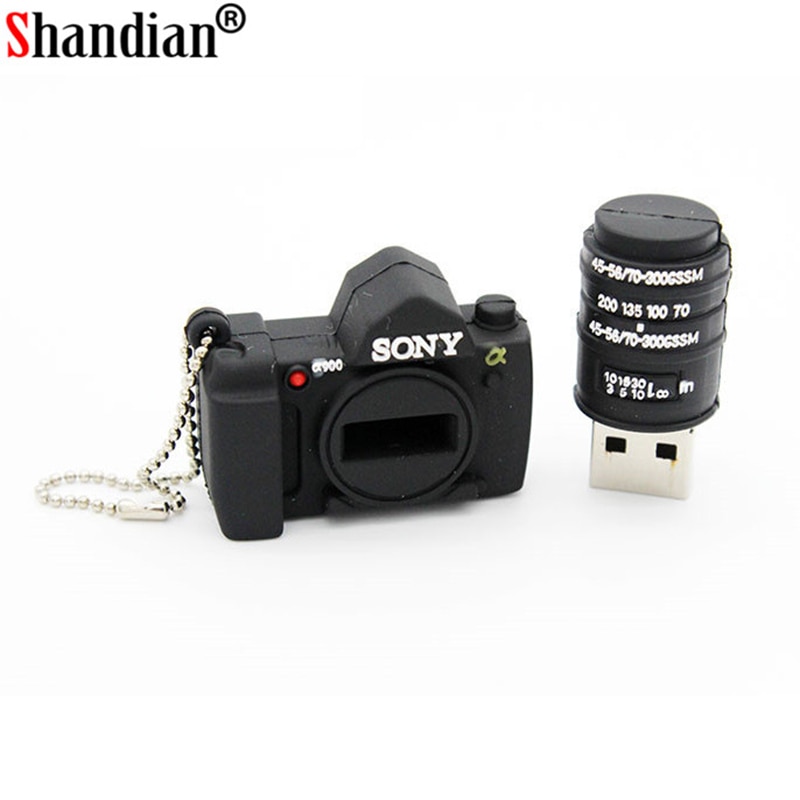 16GB Macchina Fotografica REFLEX USB Flash Drive 32G Divertente 64GB USB Flash Drive di Memoria Bastone di Carte Mini Penna unità di Trasporto Libero Memory Stick Brac