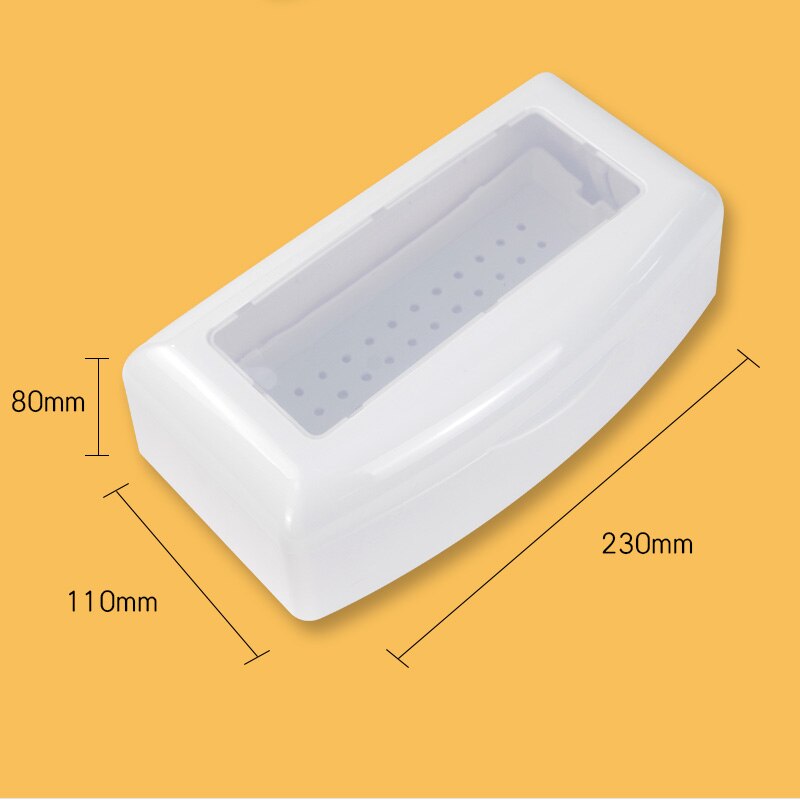 Boîte de désinfection d'alcool pour manucure stérilisateur ongles boîte ongles limes équipement de stérilisation stérilisateur à chaleur sèche pour ongles
