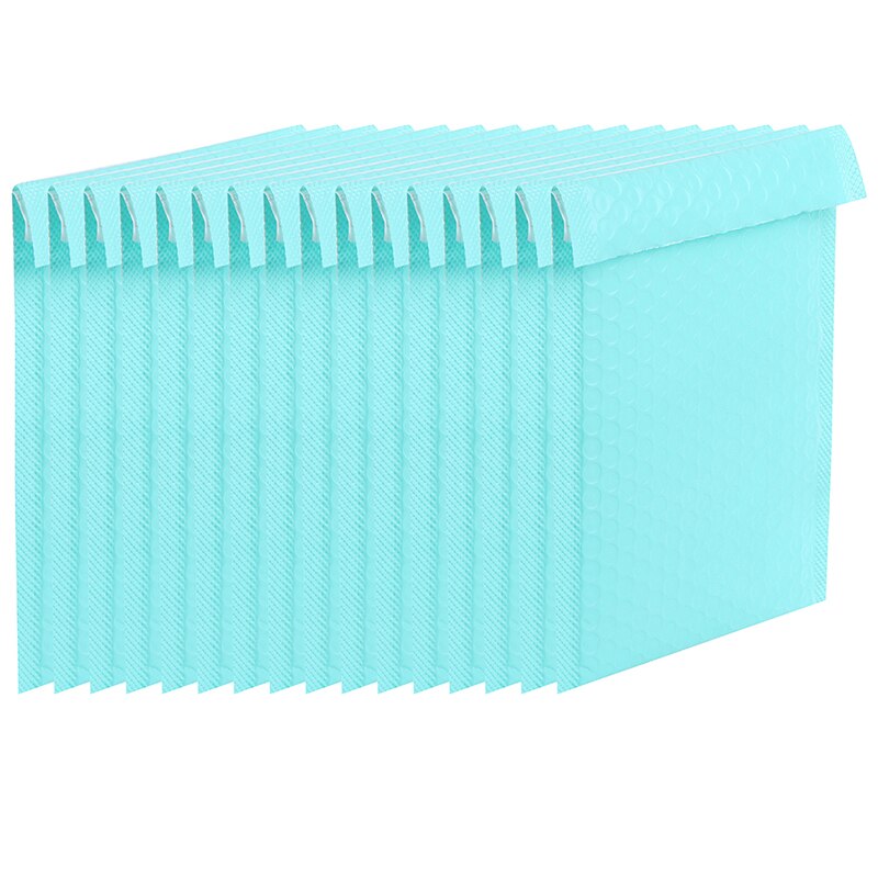 50pcs Bubble Mailers Blue Poly Bubble Mailer Self Seal Padded Envelopes Bag Friendly Bubble Mail Filled Envelope