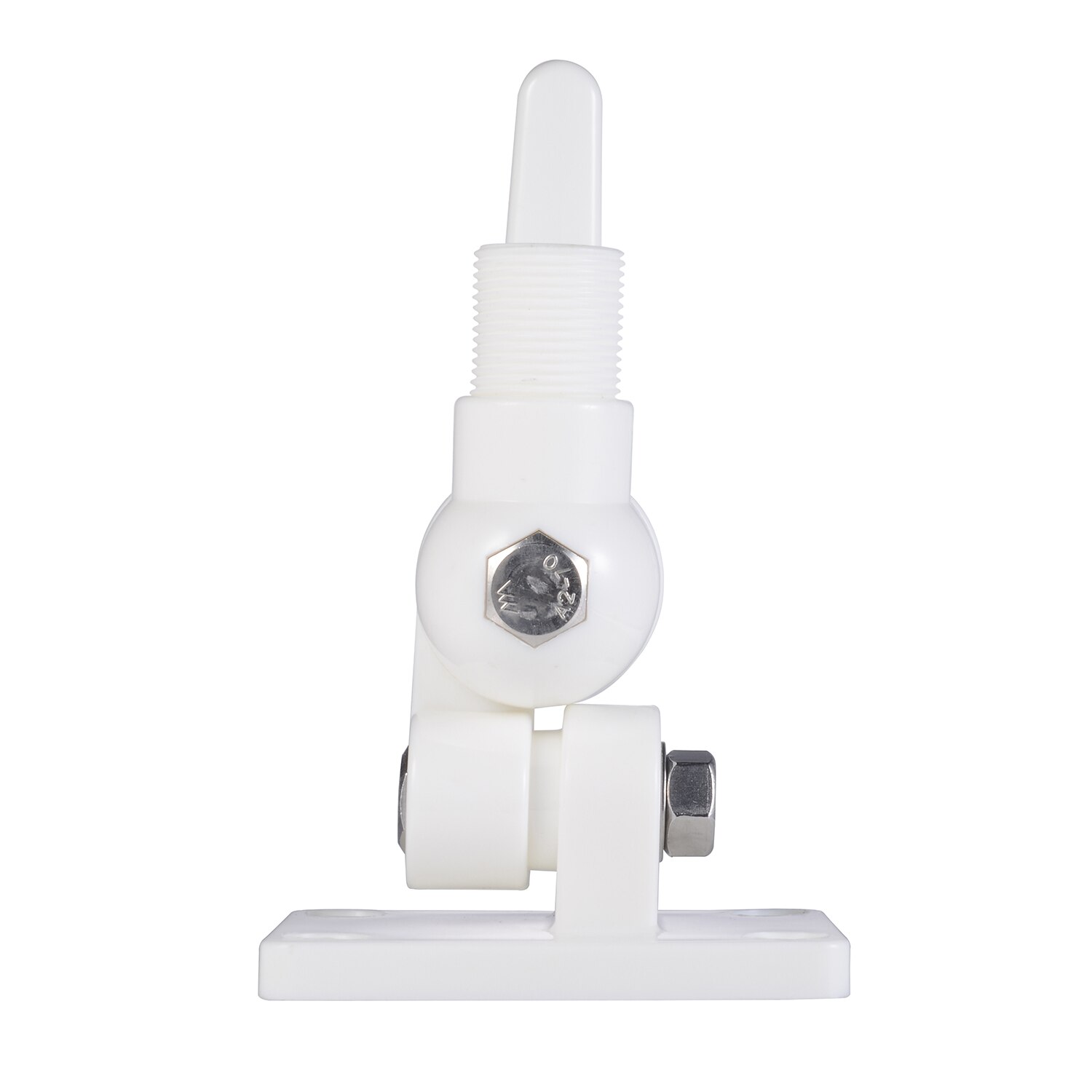 Base D'antenne GPS Avec Filetage 5/8" - En Plastique Noir/argent - 3 Pattes - Adhésif Inclus - Pour Montage Extérieur