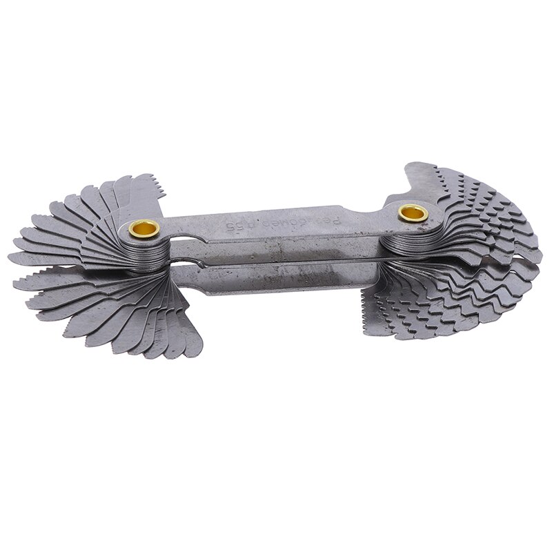 1Pc Thread Measuring Gage 60 Degree Whitworth Metric Screw Thread Pitch Gauge