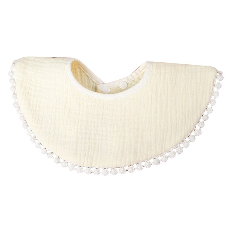 Grembiule traspirante in puro cotone con asciugamano in Saliva regolabile in puro cotone: Yellow