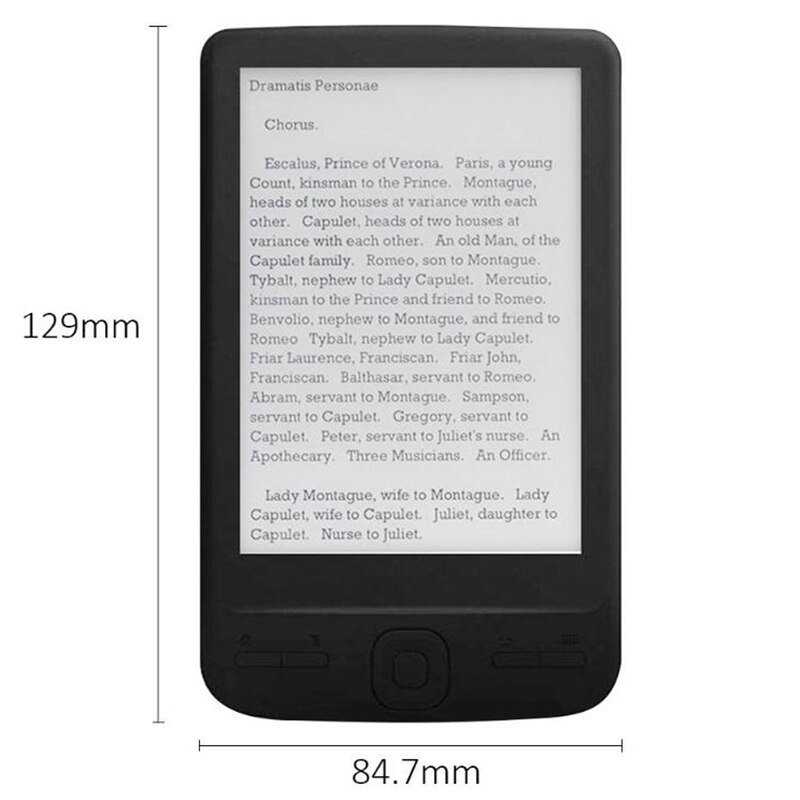 4.3 Inch E-Ink Ebook Reader 800X600 Ereader Elektronisch Papier Boek Met Front Licht Pu Cover