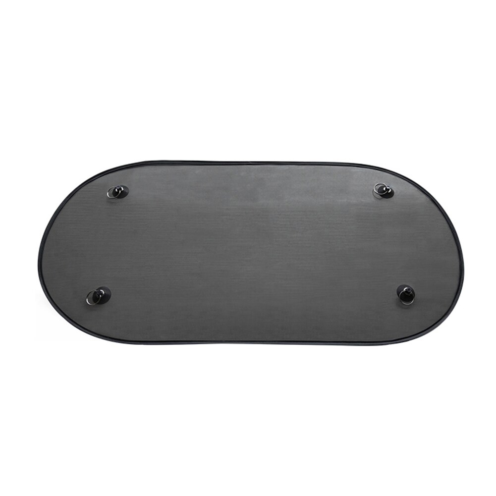 Pare-soleil en maille noire pour voiture, pare-soleil avec ventouse, fenêtre latérale avant et arrière, Protection UV