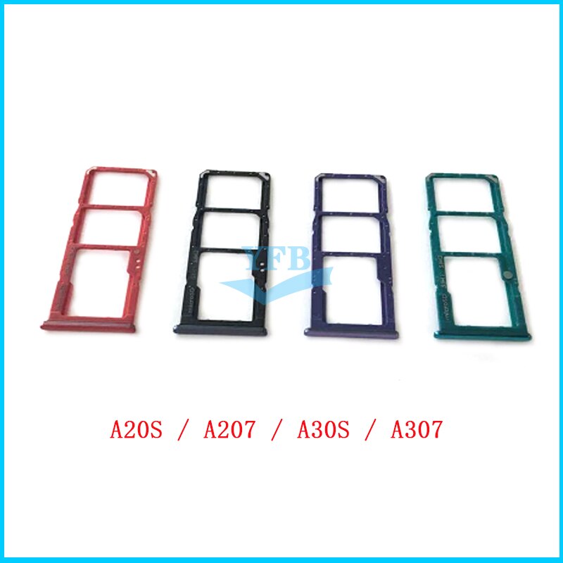 For Samsung Galaxy A10s a107 A20s A207 A30s A307 SIM Card Slot SD Card Tray Holder Adapter Replacement Parts