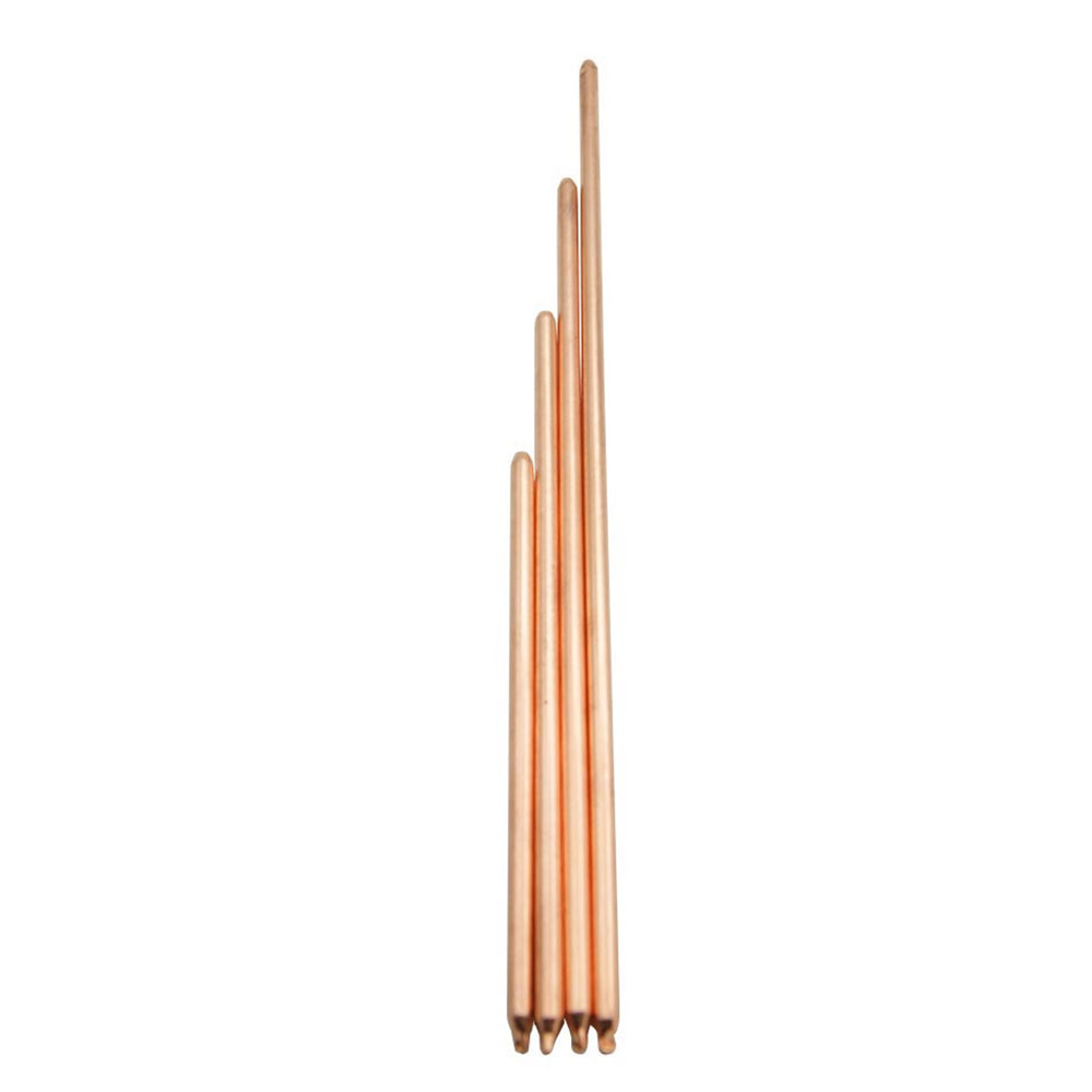 Pure Copper Tube Tubing 100/150/200/250/300/400mm For Computer Laptop Cooling Notebook Heat Pipe Flat or Round Optional: Round / 300mm