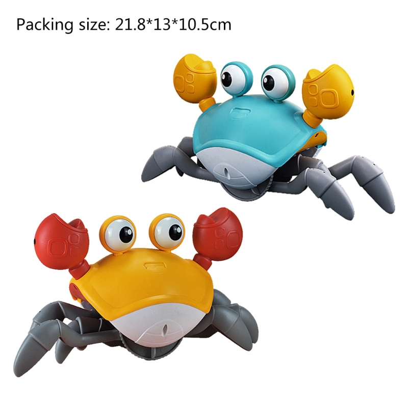 Mini crabe électrique drôle, nouveauté, musique dansante, fournitures créatives pour soulager l&#39;ennui des enfants
