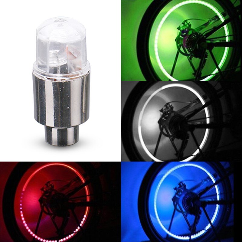 Capuchons de roue LED pour voiture, vélo, cyclomoteur, moto, 1 pièce