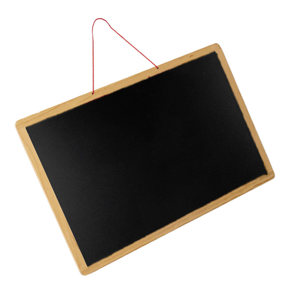 Desktop Whiteboard Magnetische Berichtornamenten Dubbelzijdig Houten Koffieshop Krijtbord