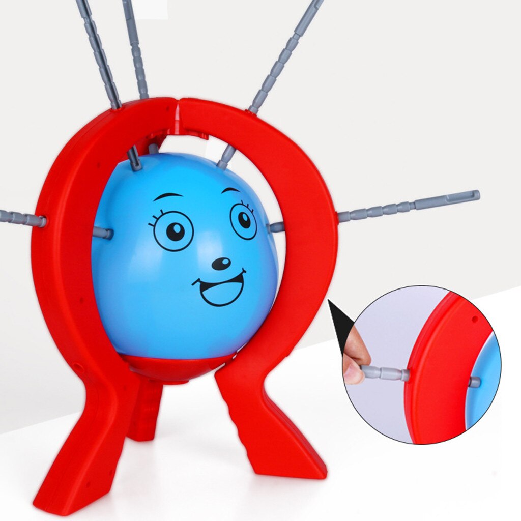 Juego de globos en forma de globo para niños, juguete educativo para golpear el globo hasta que hace clic, pero no lo hace, novedad