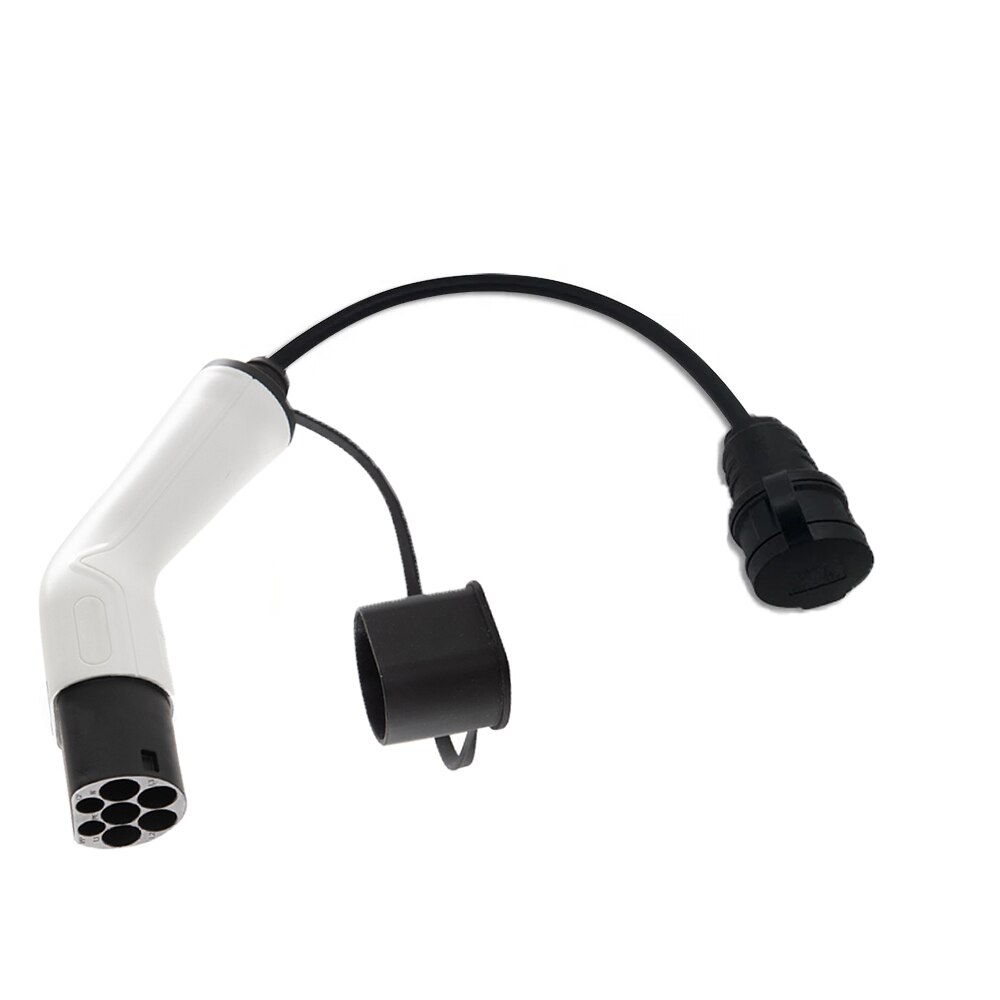 Electric Car Charger EV Charging Cable 16A Type 2 Charging Side Plug to Schuko Socket EV Charging adapter