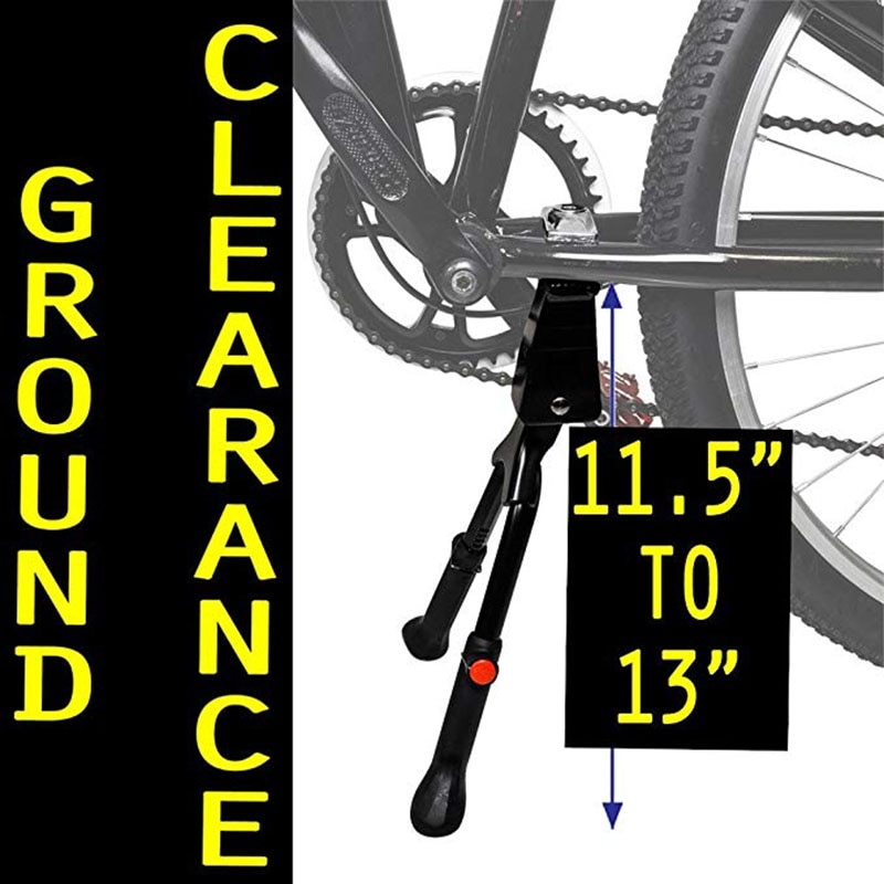 2 Legs Stand Center Mount Double Leg Parking Rack Bike Kickstand Adjust Height fits most 24" 26" 28" Bicycle