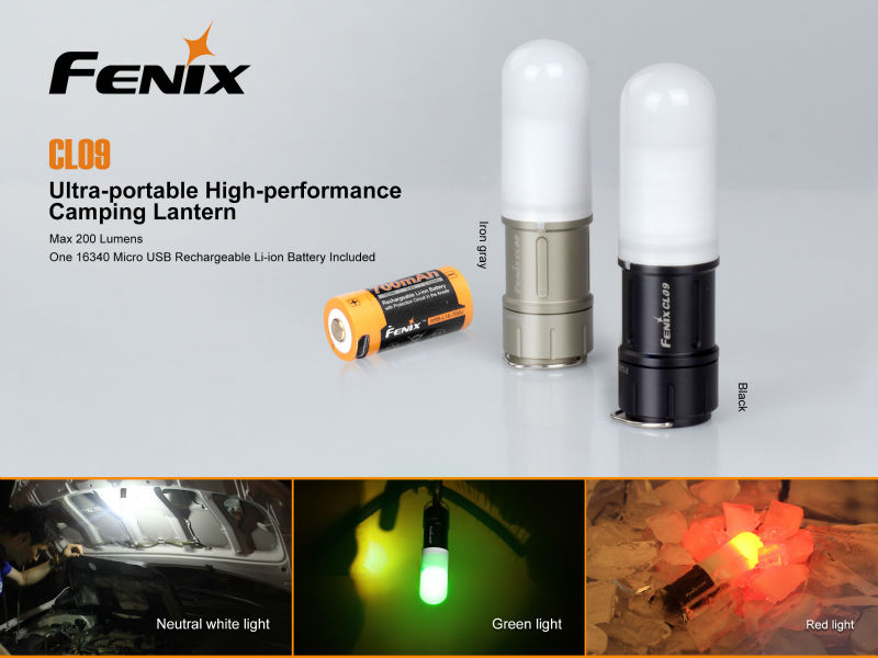 Fenix CL09 Camping licht 200 Lumen camping lantaarn apparatuur lamp