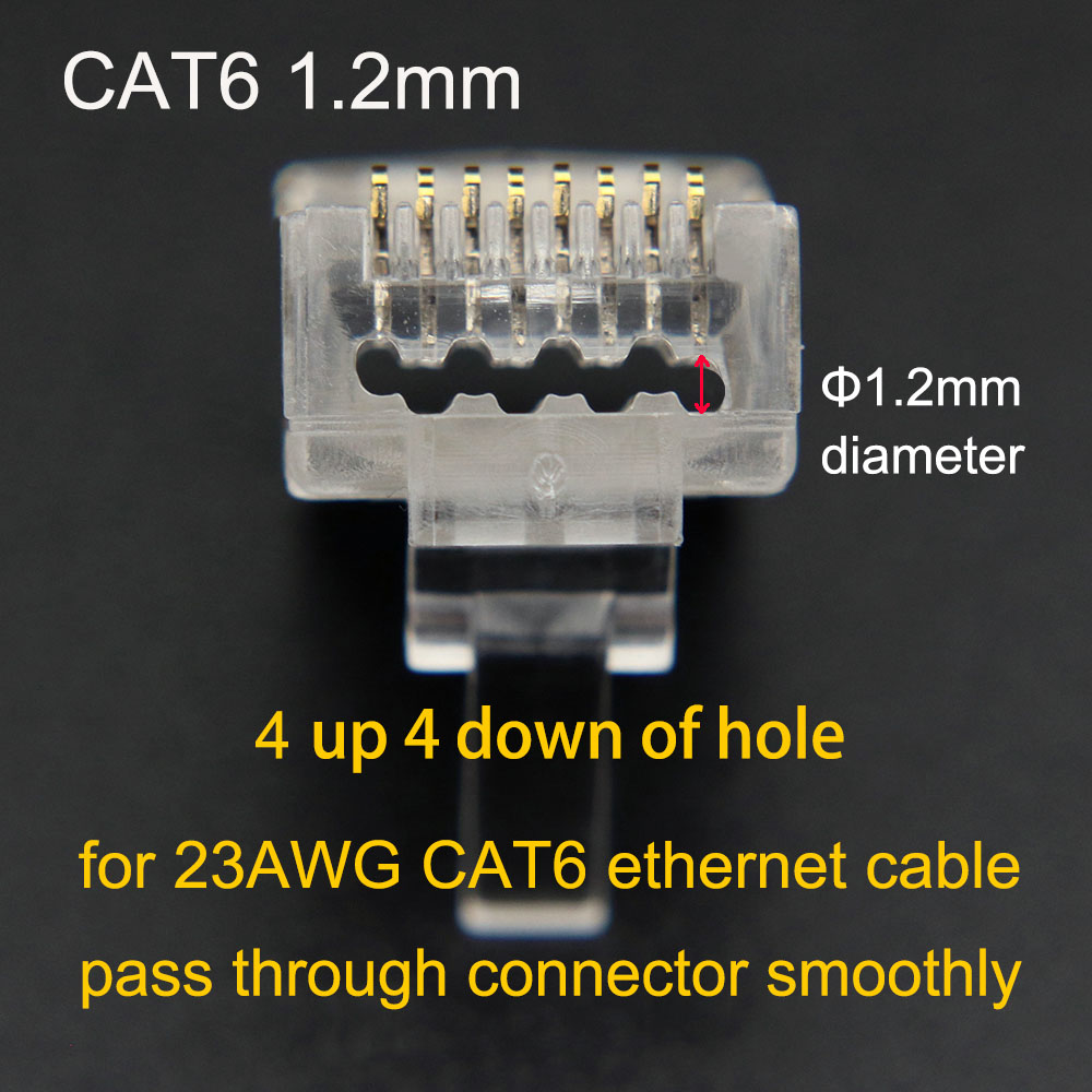 Xintylink-conector rj45 cat6 cat5e 50U/6U, cable ethernet utp 8P8C rj 45 cat 6, conector lan de red cat5, extremos keystone modulares: Marfíl / 5-9 Unids / Macho de inserción