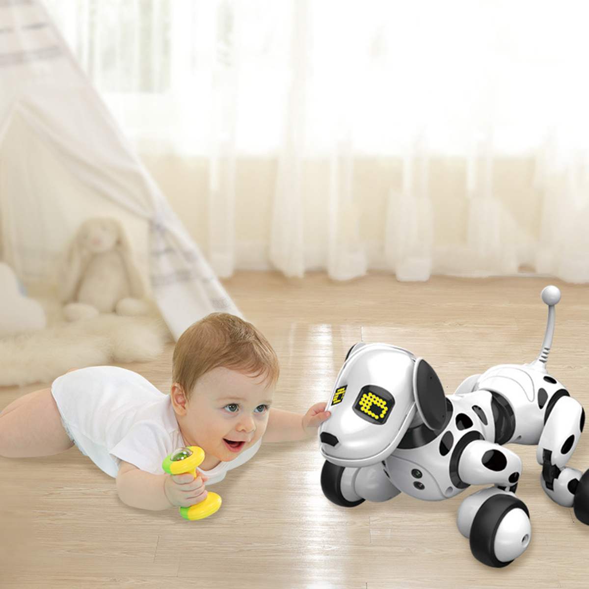 Smart Robot Hond 2.4G Draadloze Afstandsbediening Kinderen Speelgoed Smart Talking Walking Dansen Robot Hond Speelgoed Elektronische Huisdier