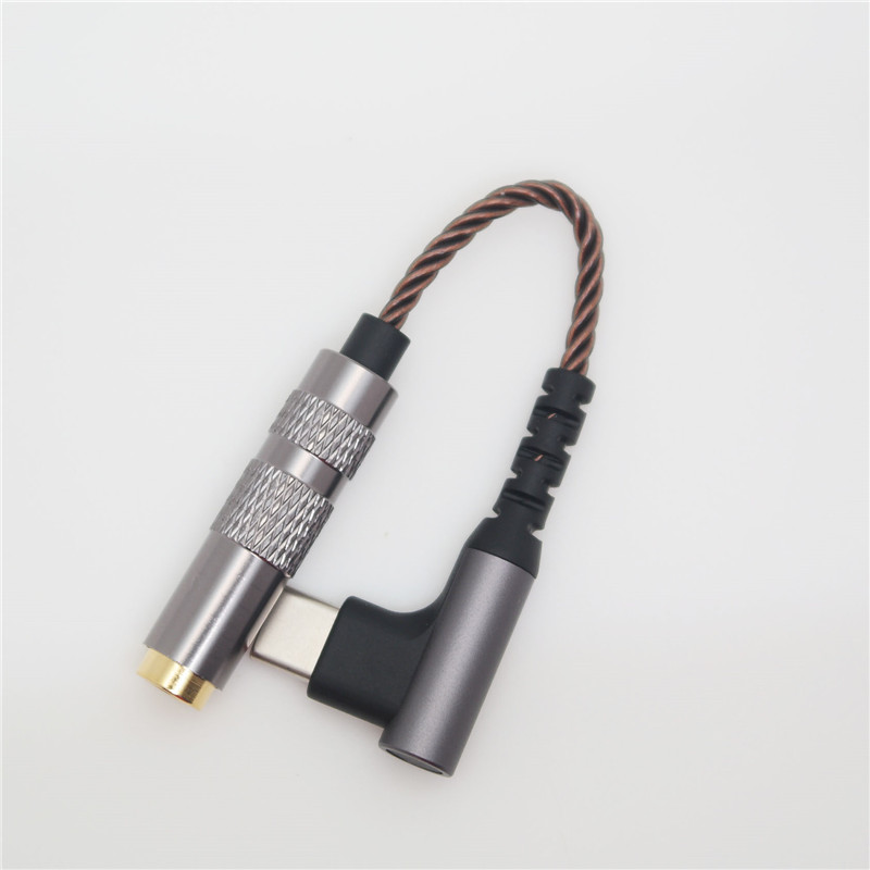 Dac Type-c naar 4.4 vrouwelijke adapter audiokabel CX31993 32bit/384khz geschikt voor telefoon
