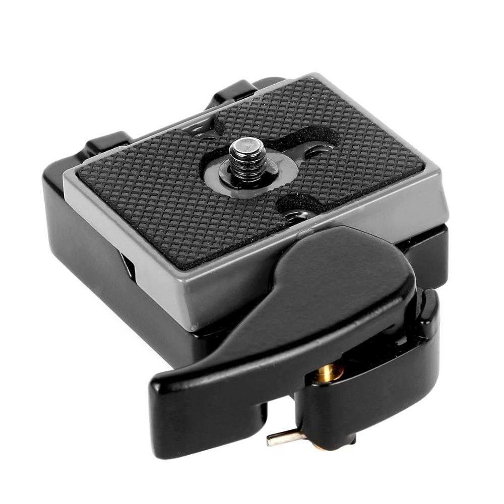 323 RC2 Quick Release Clamp Adapter For Camera Tripod with Manfrotto 200PL-14 Compat Plate BS88 HB88 Stabilizer Plate
