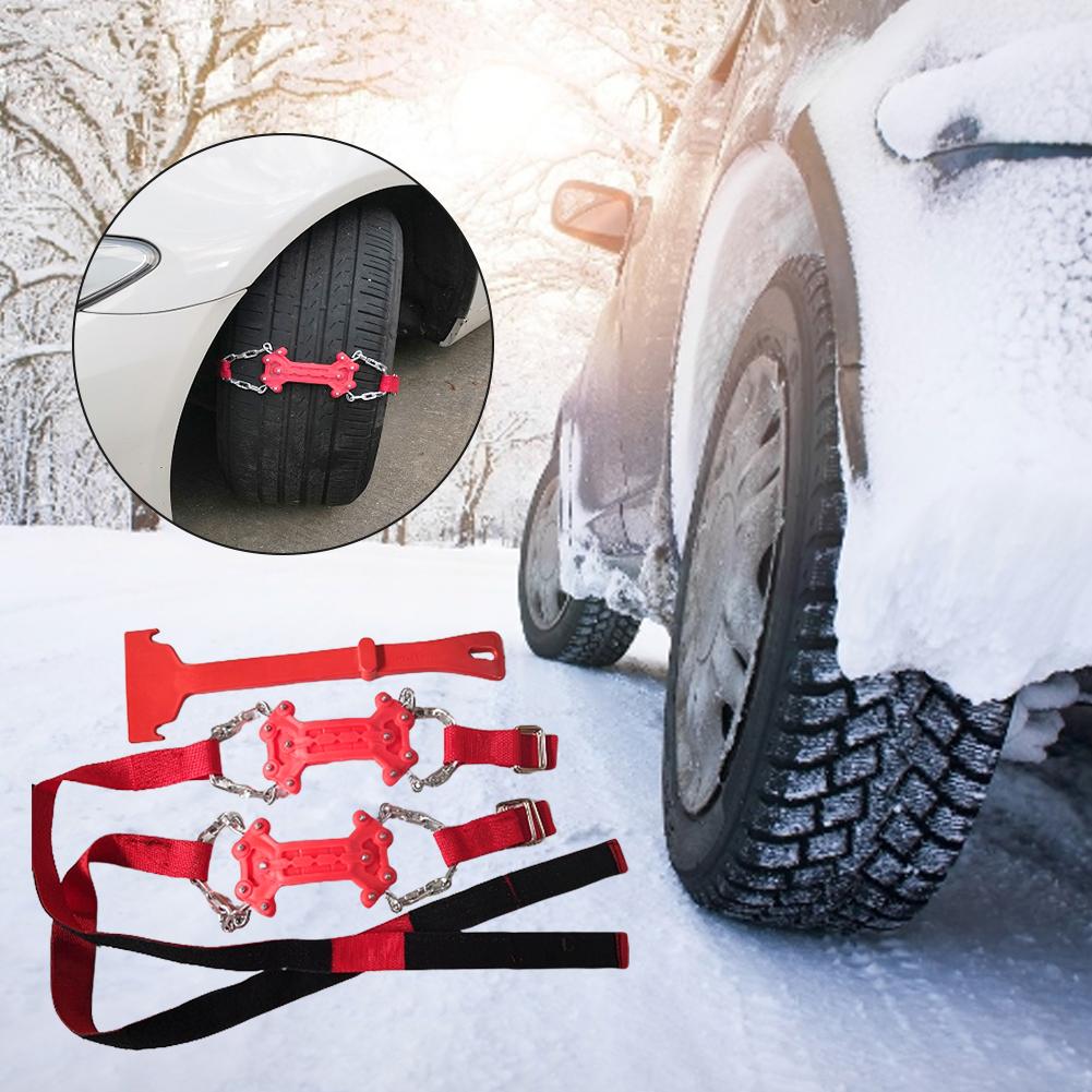 Autoband Sneeuw Keten Tractie Plaat Auto SUV Universal Emergency Anti-slip Sneeuwketting Winter Sneeuw Modder