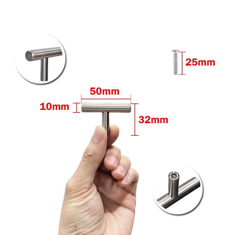 Cupboard Handle Brushed Stainless Steel Kitchen Cabinet Door Knob Kitchen Handle Furniture Drawer Pulls Bar Handle Pull Hardware: dark green